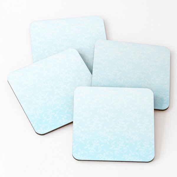 Item preview, Pretty Blue Ombre Pastel Damask Pattern  designed and sold by icandyshop.