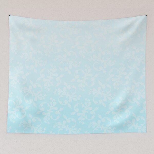 Item preview, Pretty Blue Ombre Pastel Damask Pattern  designed and sold by icandyshop.