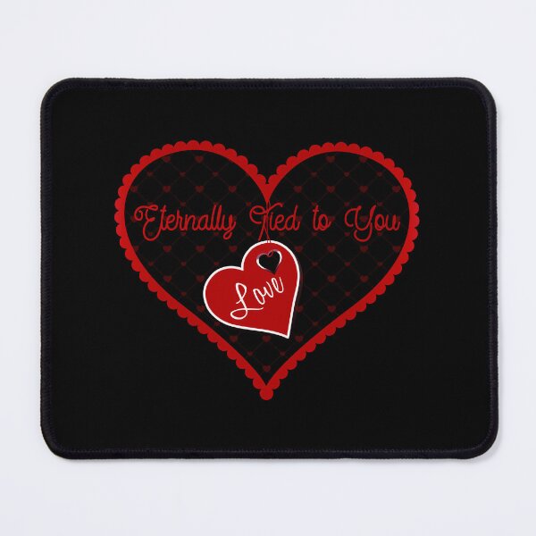 Item preview, Eternally Tied to You (Red on Black) designed and sold by PawsitiveMum.