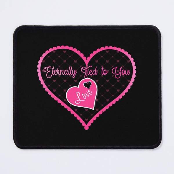 Item preview, Eternally Tied to You (Hot Pink on Black) designed and sold by PawsitiveMum.