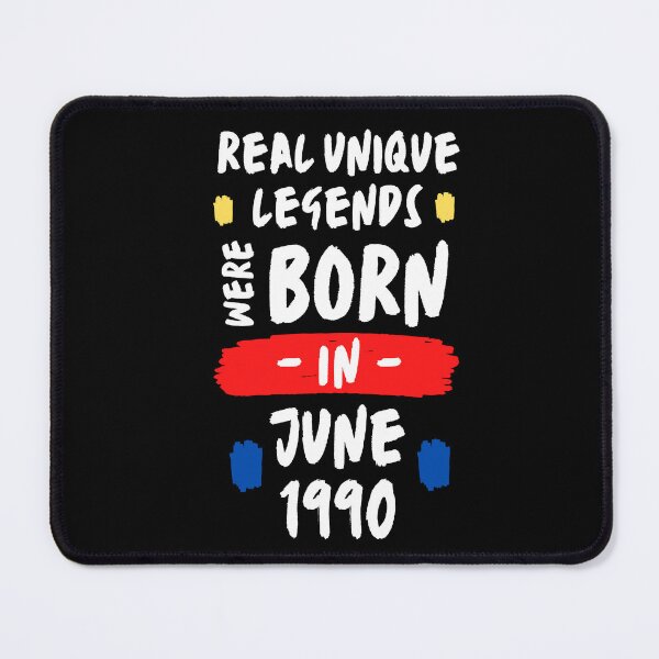 Item preview, legendary were born in june | real unique legends were born |  | unique born in 1990 | b-day 1990 designed and sold by wear4gamers.