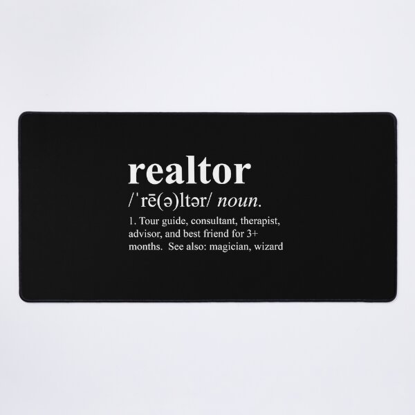 Item preview, Real Estate Agent Gift Funny Realtor Definition Closing Gift  designed and sold by The Junto Shop.