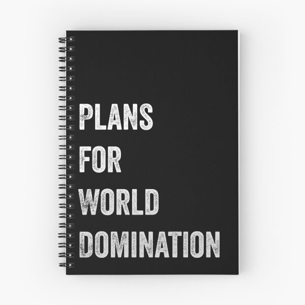Item preview, Plans for World Domination designed and sold by Eloukili.