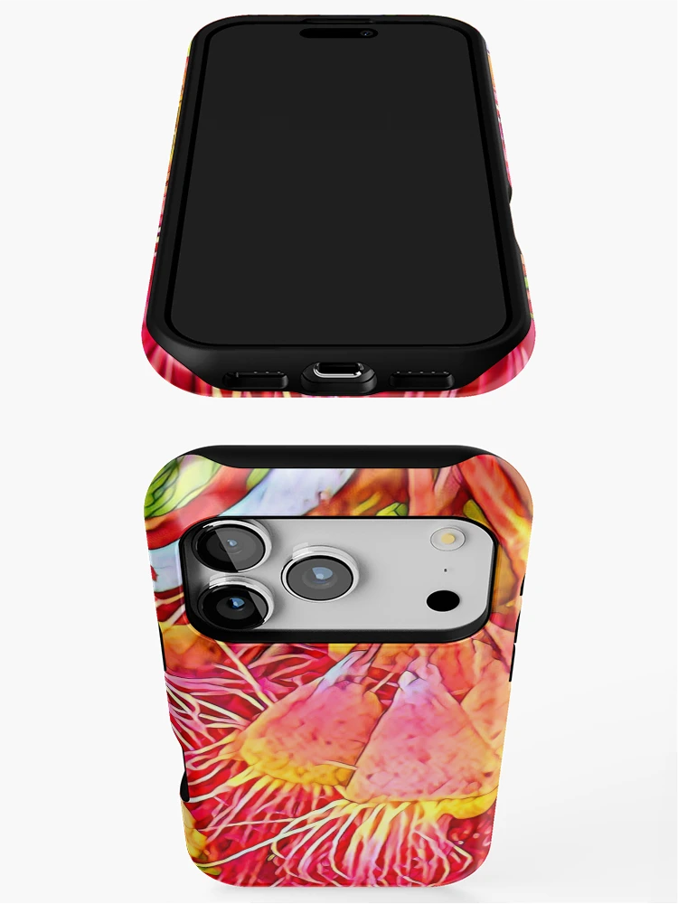 Imagen 3 de 4, Funda de iPhone con la obra Chicles de Naranja, diseñada y vendida por RandaRubyRed.