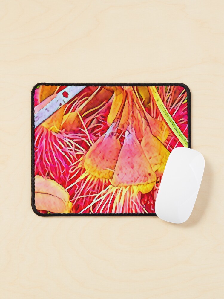 Thumbnail 1 of 5, Mouse Pad, Orange Gums designed and sold by RandaRubyRed.