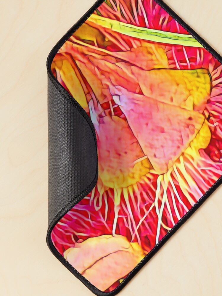 Thumbnail 2 of 5, Mouse Pad, Orange Gums designed and sold by RandaRubyRed.