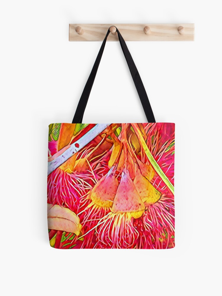 Thumbnail 1 of 2, Tote Bag, Orange Gums designed and sold by RandaRubyRed.