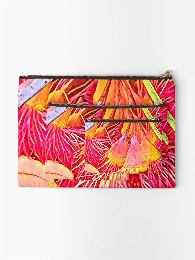 Thumbnail 2 of 4, Zipper Pouch, Orange Gums designed and sold by RandaRubyRed.