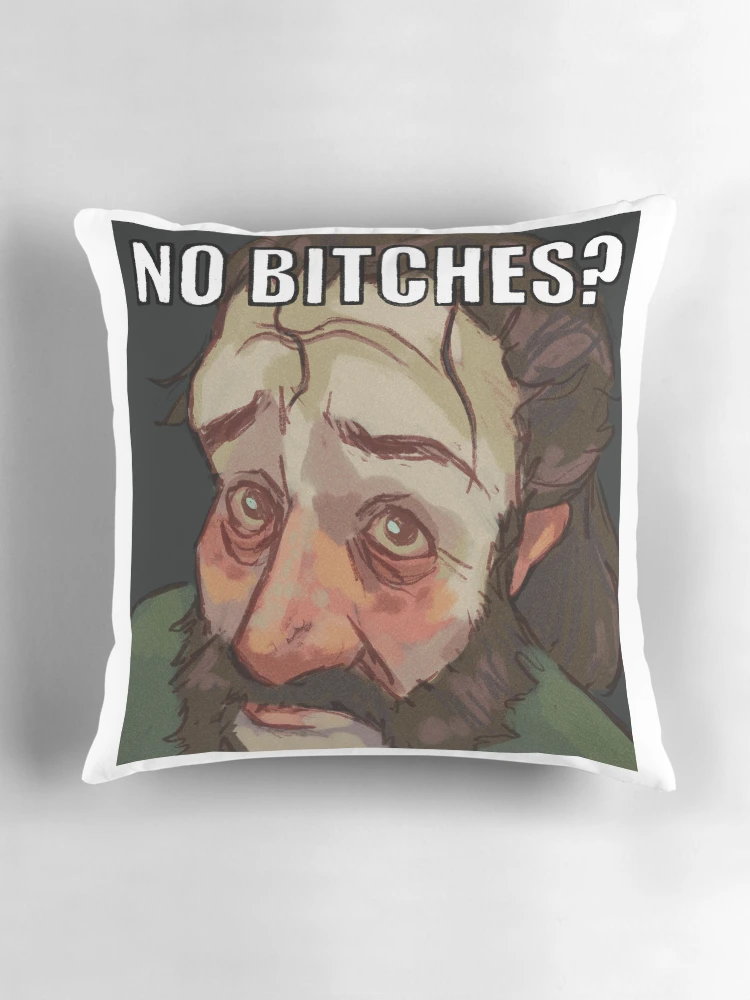 Thumbnail 3 of 4, Pillow, No B*****s Harry Du Bois designed and sold by gardengrease.