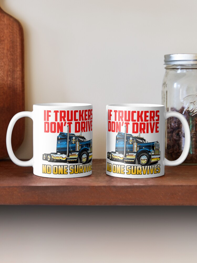 Super cool truck driver mug gift - funny trucker semi truck driver