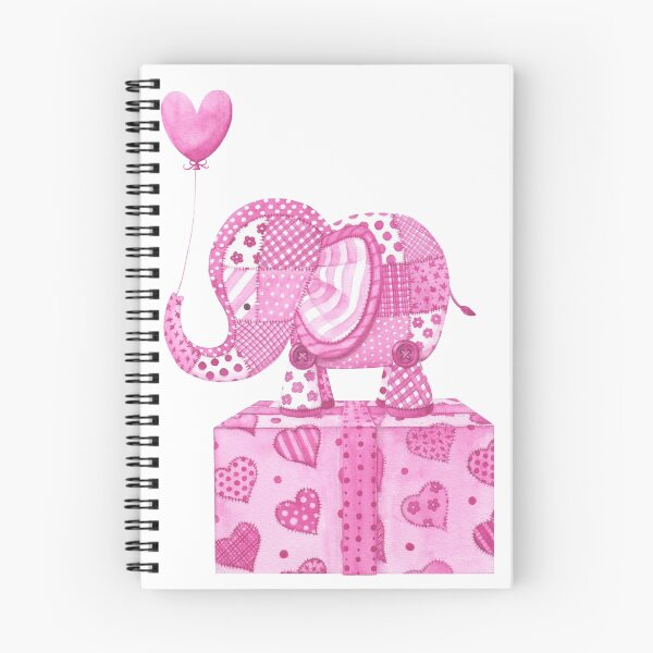 Item preview, Cute Valentine's Pink Elephant designed and sold by lizblackdowding.
