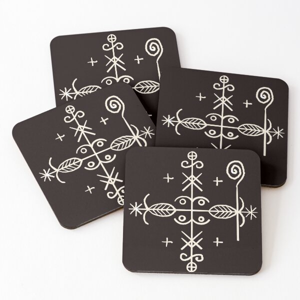 Item preview, Legba, Vodou Veve, God of Crossroads, Papa Legba designed and sold by The  Murgatroyd.