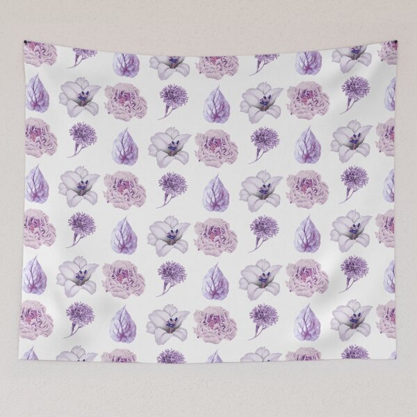 Item preview, Vintage Purple Flower And Leaf Collection  designed and sold by SidhuKeet1.
