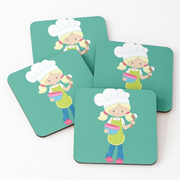 Item preview, BAKING - LITTLE BLOND GIRL LOVES TO BAKE designed and sold by KelliesCorner.