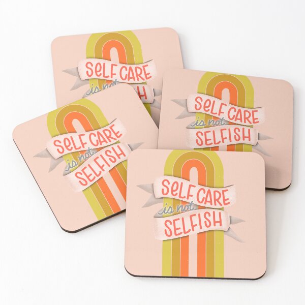 Item preview, Rainbow Self Care is not Selfish designed and sold by Peggy Dean.