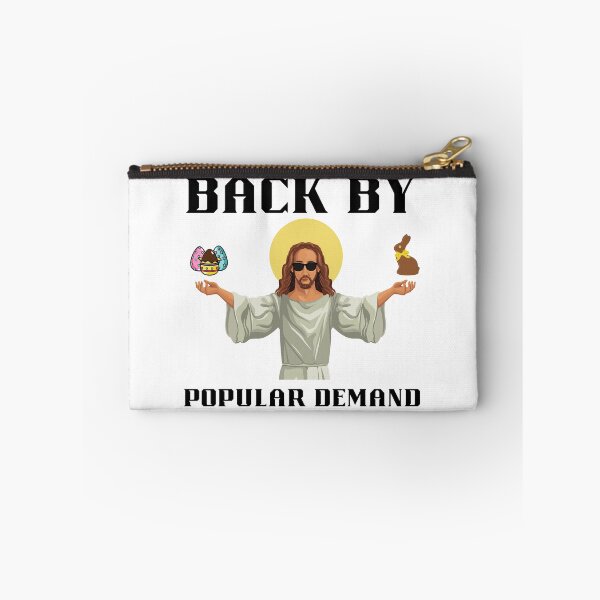 Item preview, Funny Easter 'Back by popular demand' - Jesus designed and sold by MyMintyPrinty.