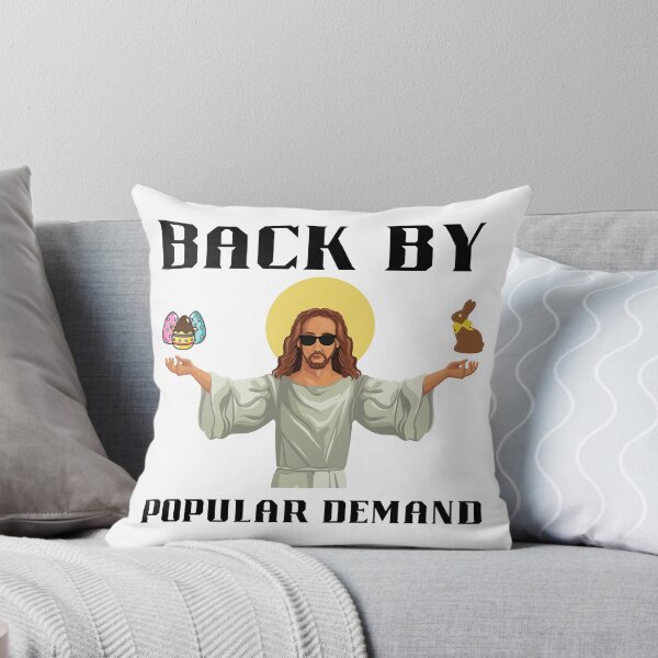 Item preview, Funny Easter 'Back by popular demand' - Jesus designed and sold by MyMintyPrinty.