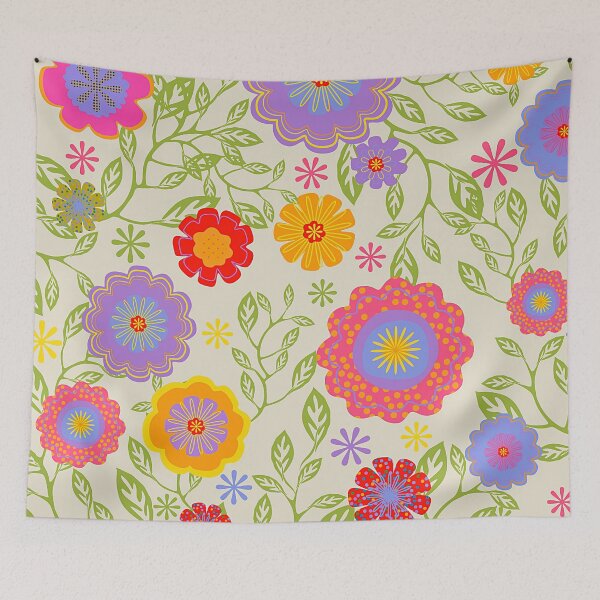 Item preview, CHEERFUL FLOWERS designed and sold by Swooncake Press.