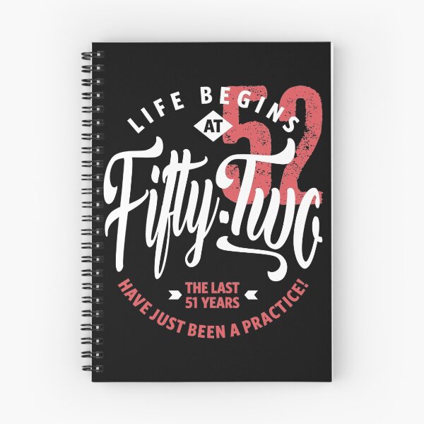 Item preview, Life Begins at 52 | 52nd Birthday designed and sold by cidolopez.