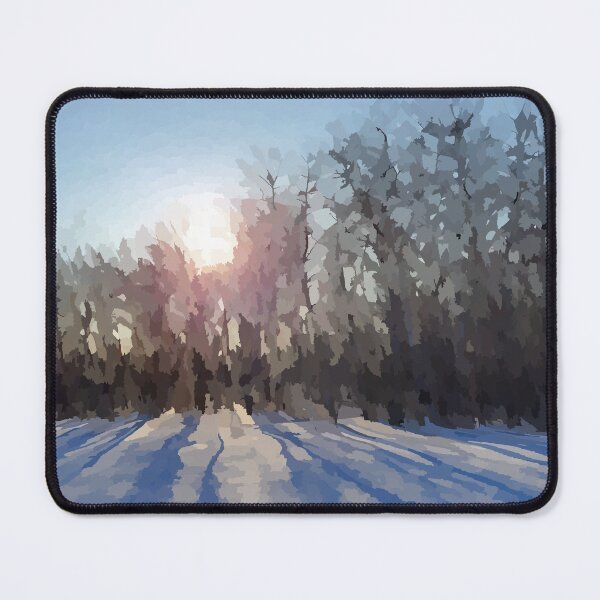 Item preview, Forest Shadows on Snow designed and sold by sunnywindows.