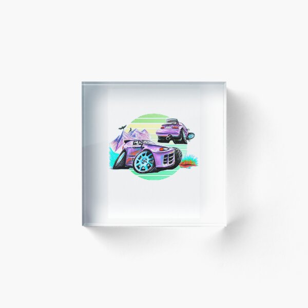 Item preview,  purple slammed cartoon civic design, jdm honda designed and sold by vallertine.