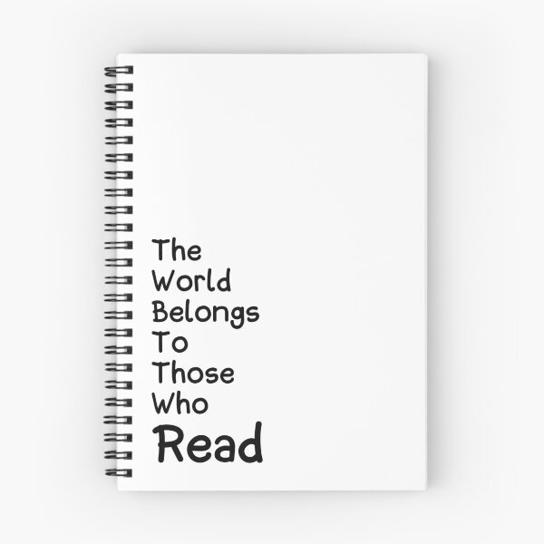Item preview, The World Belongs To Those Who Read - Minimalist Design For Books Readers designed and sold by Fatamimosh.