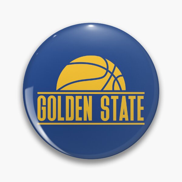Item preview, Golden State basketball modern logo blue designed and sold by KMA Home Design.