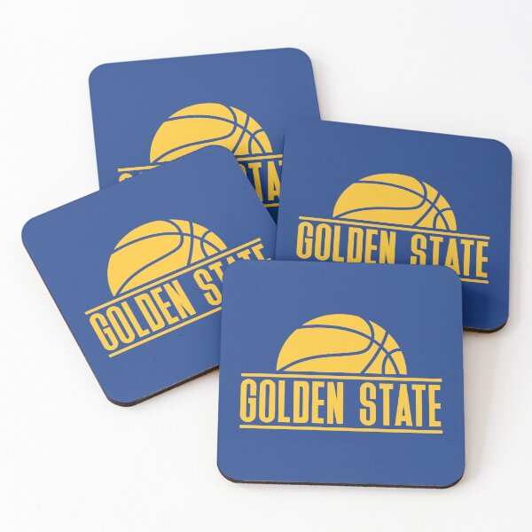 Item preview, Golden State basketball modern logo blue designed and sold by KMA Home Design.