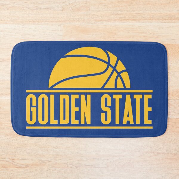 Item preview, Golden State basketball modern logo blue designed and sold by KMA Home Design.