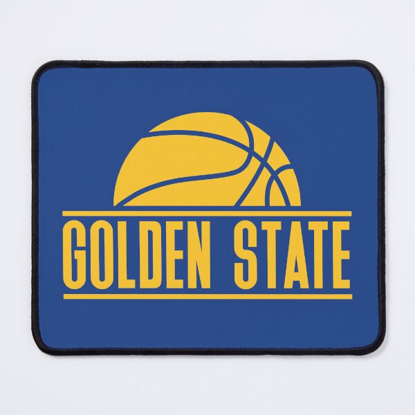 Item preview, Golden State basketball modern logo blue designed and sold by KMA Home Design.