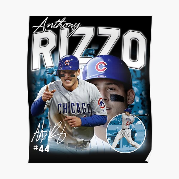 Chicago Cubs Anthony Rizzo Replica Signature Retro Jersey Sleeve