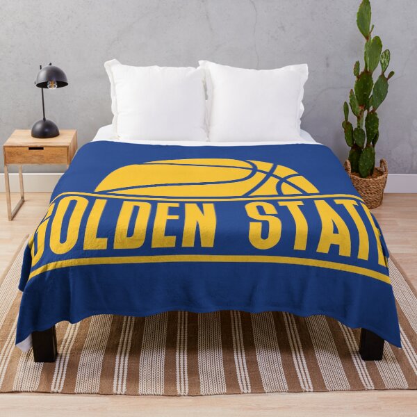 Item preview, Golden State basketball modern logo blue designed and sold by KMA Home Design.