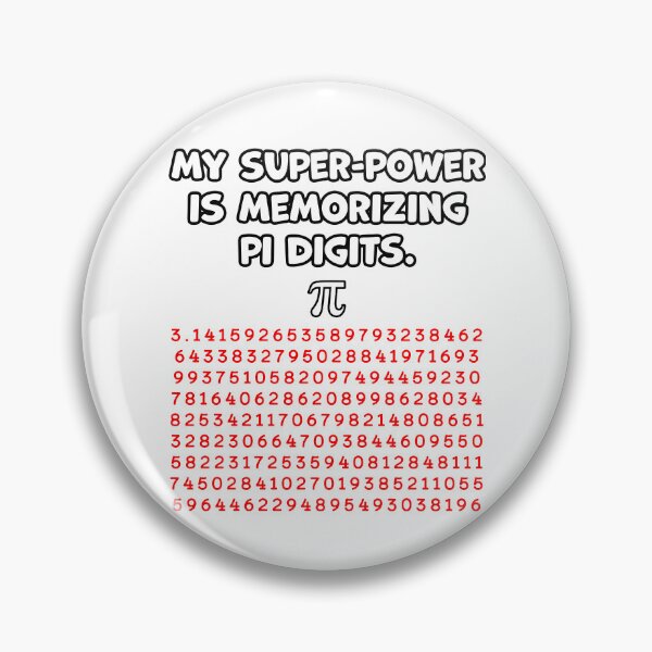 Item preview, My Super-Power is Memorizing Pi Digits designed and sold by KTSubz Faith & Fun Designs.