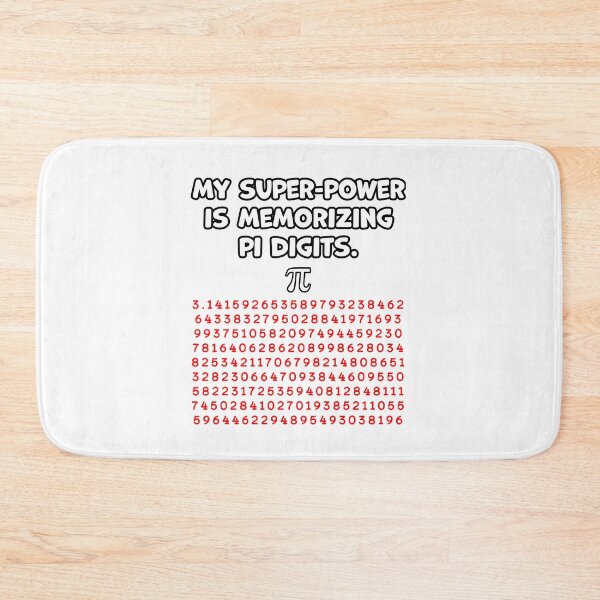 Item preview, My Super-Power is Memorizing Pi Digits designed and sold by KTSubz Faith & Fun Designs.