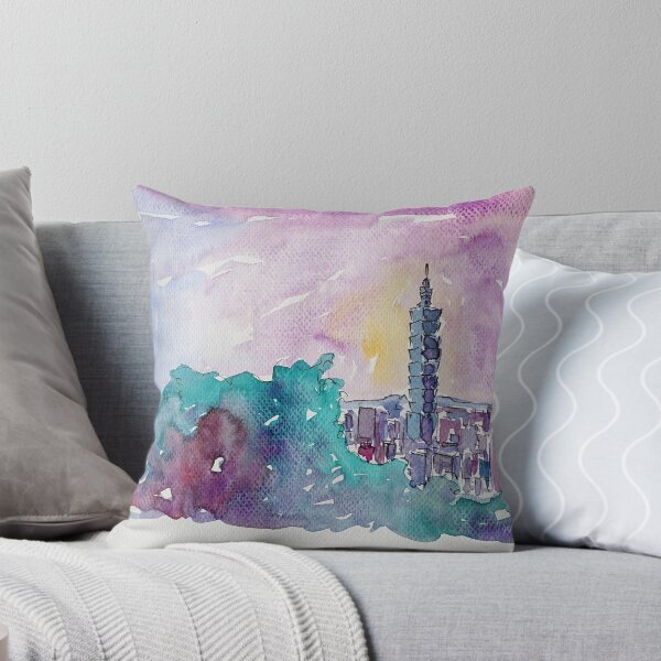 Item preview, Taipei Taiwan Skyline with 101 Tower designed and sold by artshop77.