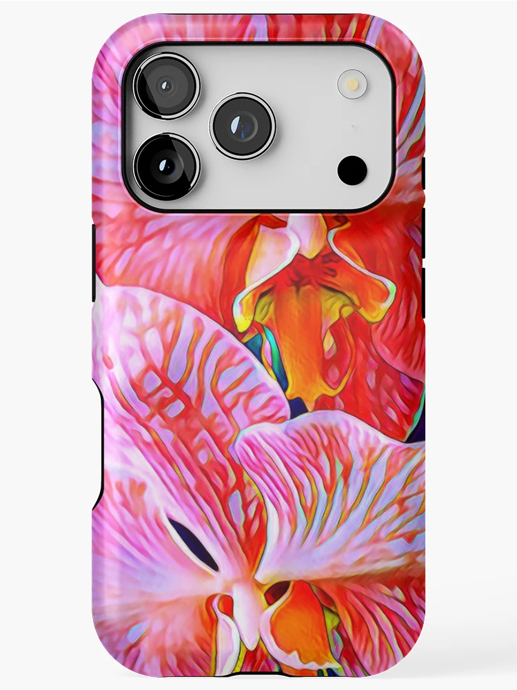 Thumbnail 1 of 4, iPhone Case, Orchid Love designed and sold by RandaRubyRed.