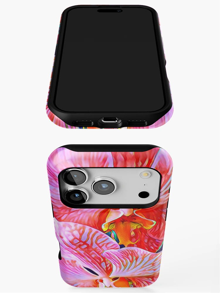 Thumbnail 3 of 4, iPhone Case, Orchid Love designed and sold by RandaRubyRed.