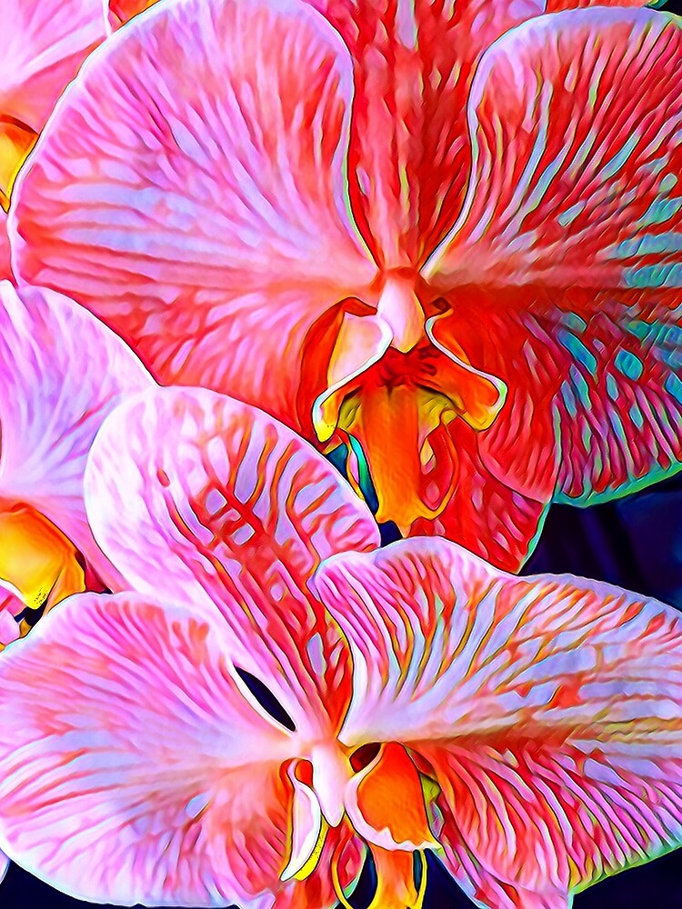 Thumbnail 4 of 4, Graphic T-Shirt, Orchid Love designed and sold by RandaRubyRed.