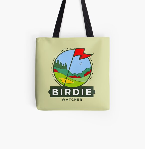 Birdie Watcher All Over Print Tote Bag