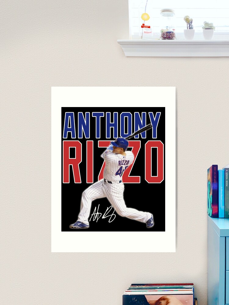 Anthony Rizzo Baseball Signature Vintage Retro 80s 90s Rap Style