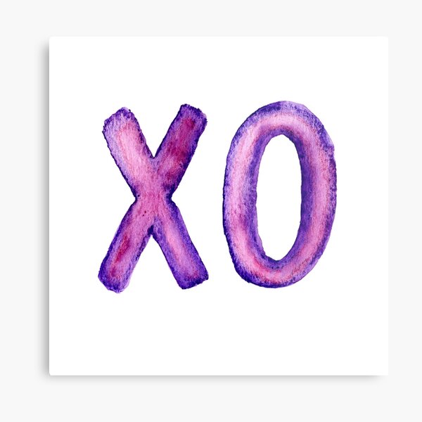 XO - Hugs & Kisses Metal Print