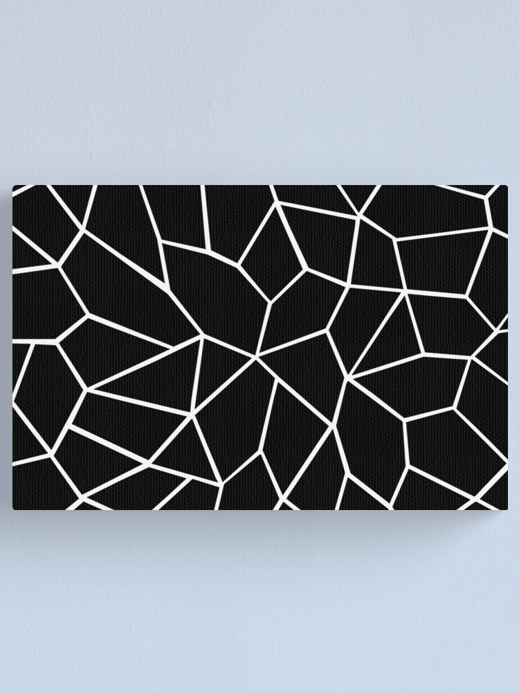 ARTCANVAS Art Deco outlet Mosaic Design On Black Canvas Art Print