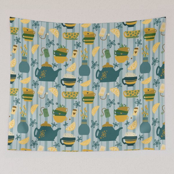 Item preview, Teacup Pattern  designed and sold by Krystal  Thomas.