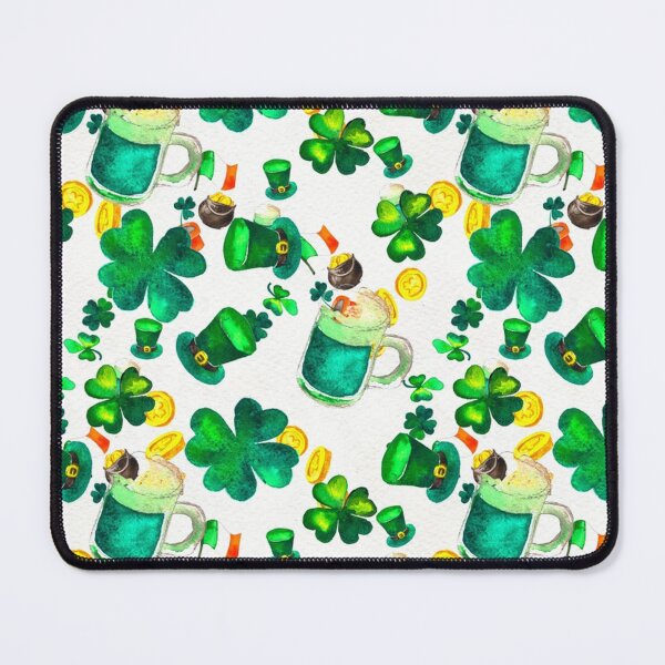 Item preview, Irish Ireland St Patrick's Patricks Day Shamrock Lucky Clover Flag Colors designed and sold by Spaceshipsells.
