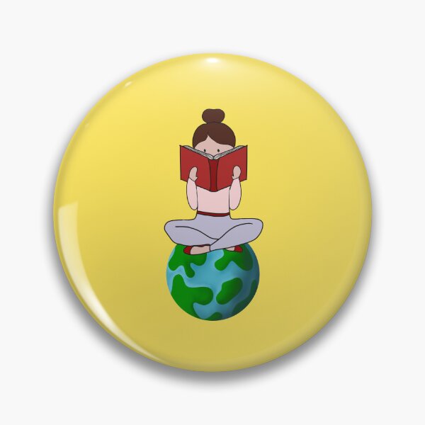 Item preview, The World Belongs To Those Who Read  - girl reading a book  designed and sold by Fatamimosh.