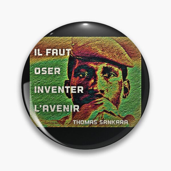 Item preview, Thomas Sankara - Citation: "Il faut oser inventer le futur" designed and sold by Tony Cisse.
