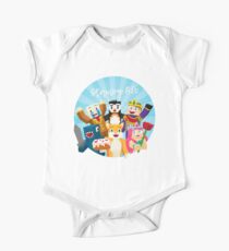 Stampy Cat und seine Freunde Baby Body Kurzarm