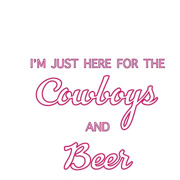 Pink Cowboys & Beer Tee