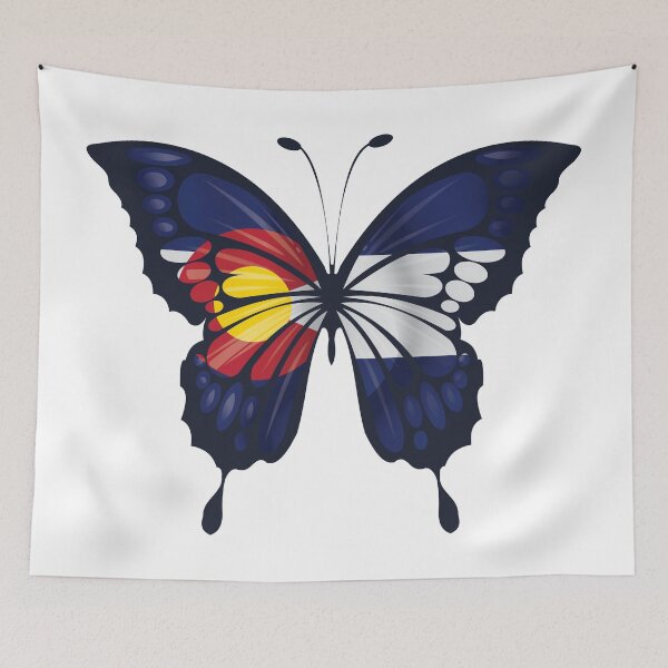 Item preview, Colorado Butterfly Papilio Flag  designed and sold by RahallusNtx.
