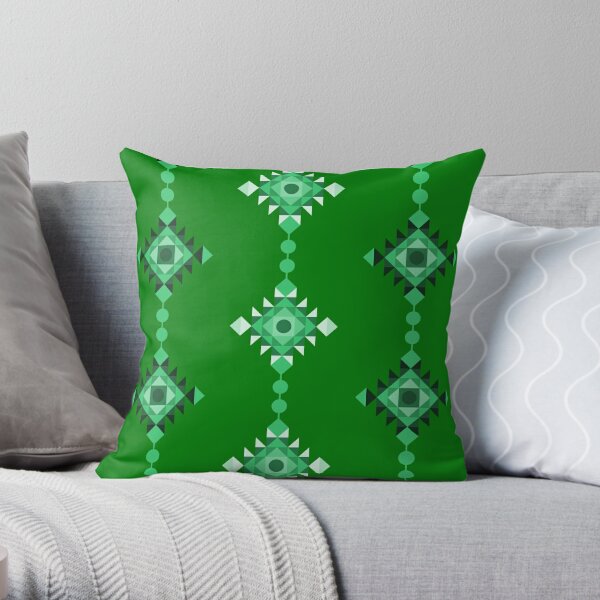 Closeup of tree fork with thick branches Throw Pillow by Stefan